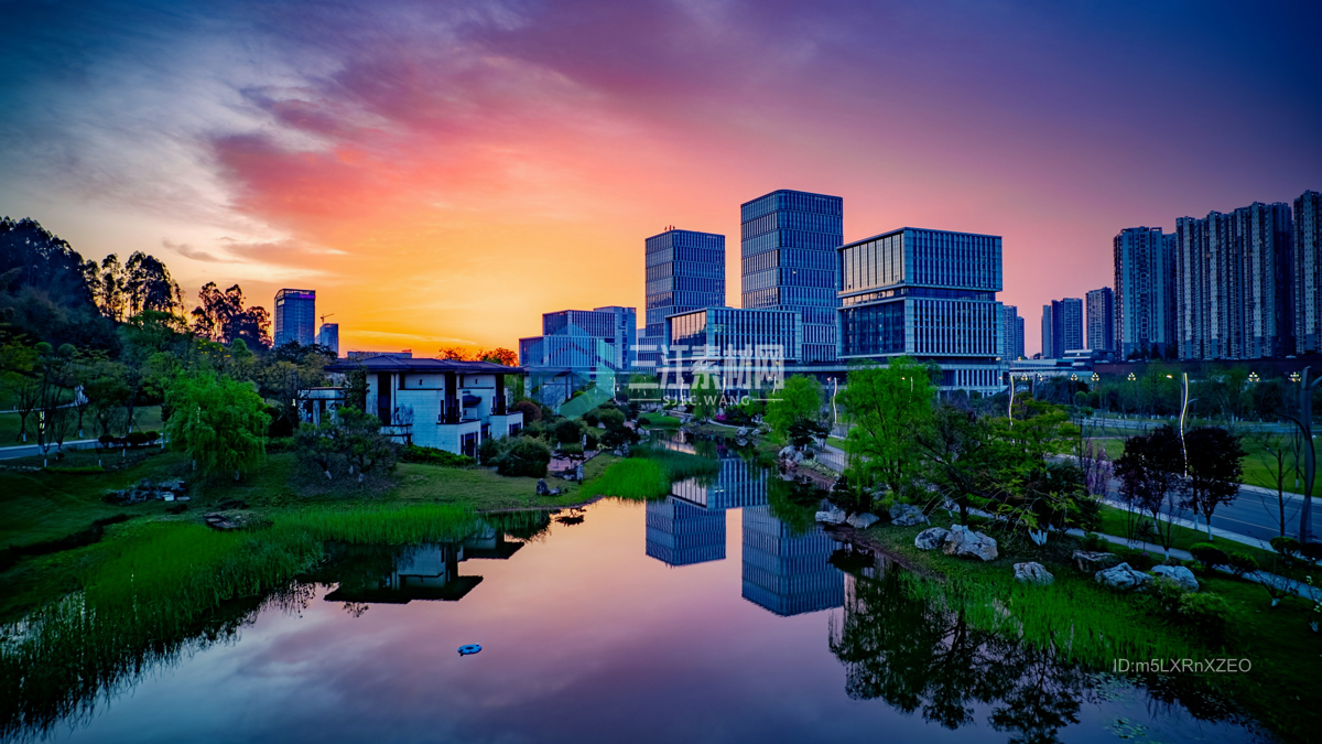 宜宾科教集团大楼 | 清晨，建筑与山水的「光合对话」